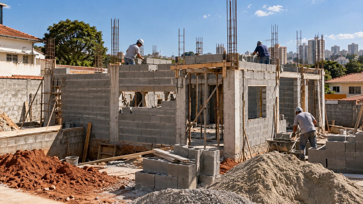 Construir no lote: da fundação ao acabamento